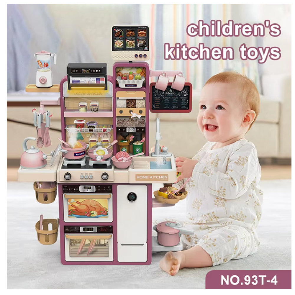 Cocina Infantil 94 Cm Luces + Sonidos + Agua + Accesorios