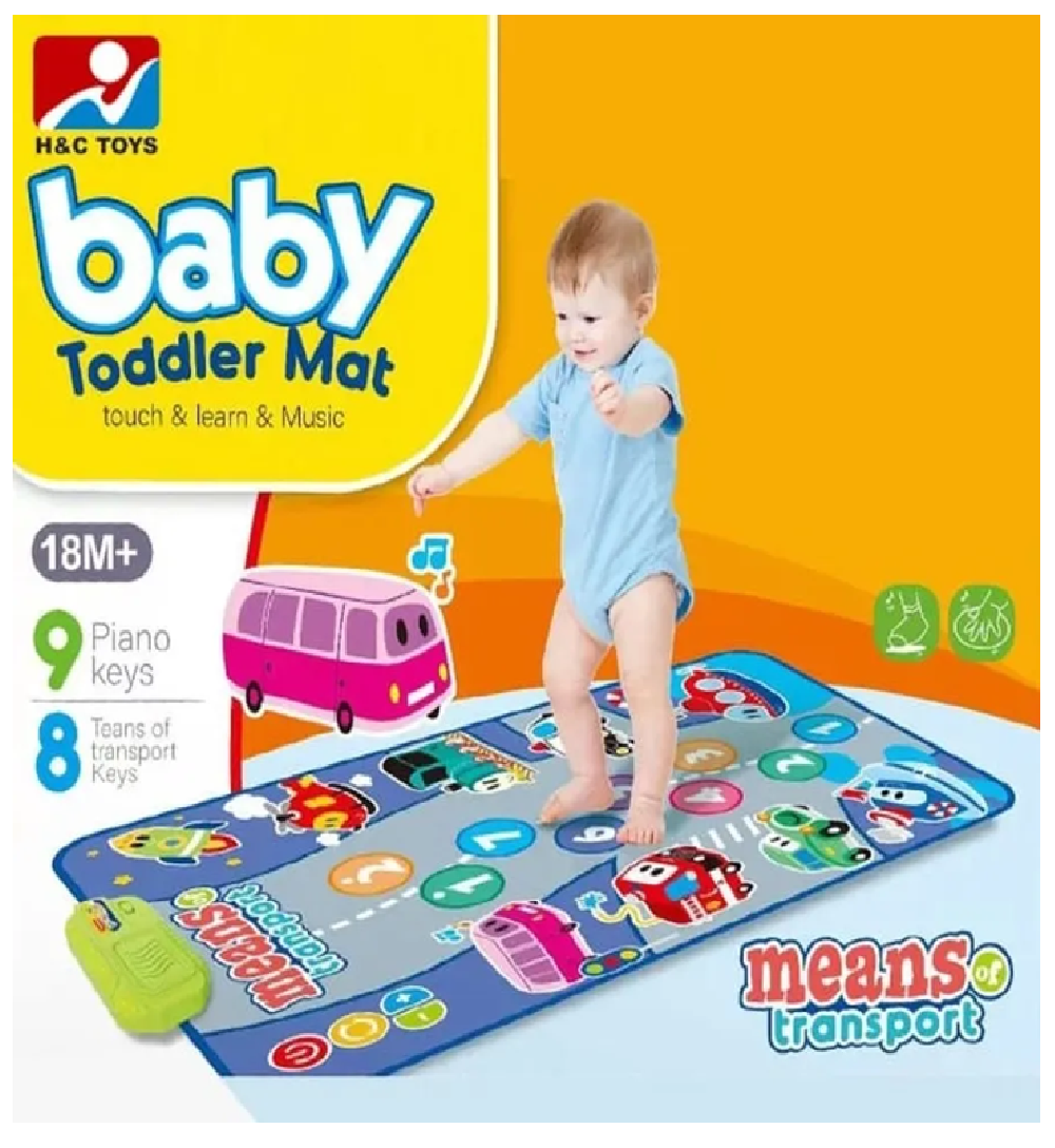 Tapete Interactivo Para Bebé Tipo Piano 17 Sonidos