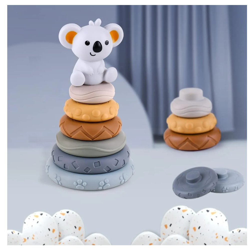 Juguete Infantil Para Bebés Set De Baño En Silicona