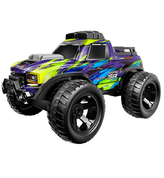 Carro A Control Remoto Todo Terreno Multicolor Con Luces