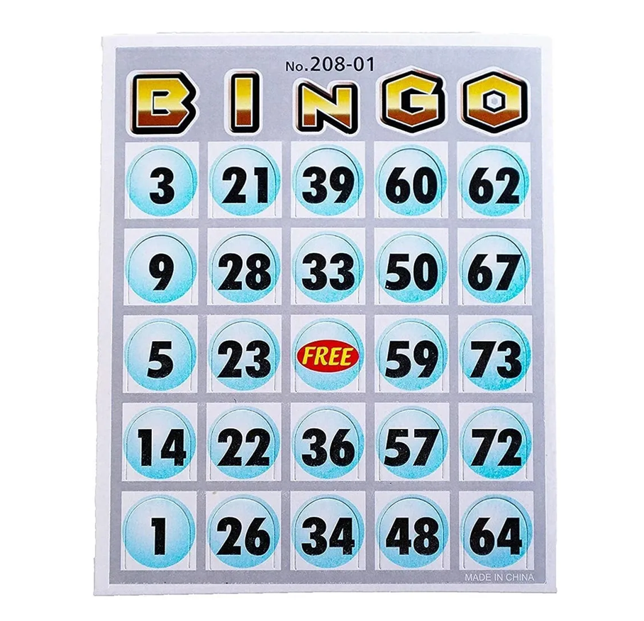 Juego De Mesa Gran Bingo Metálico 75 Balotas
