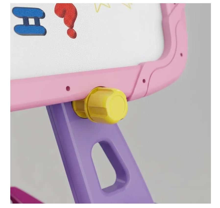 Tablero Infantil Con Atril + 60 Accesorios Imantado Borrable