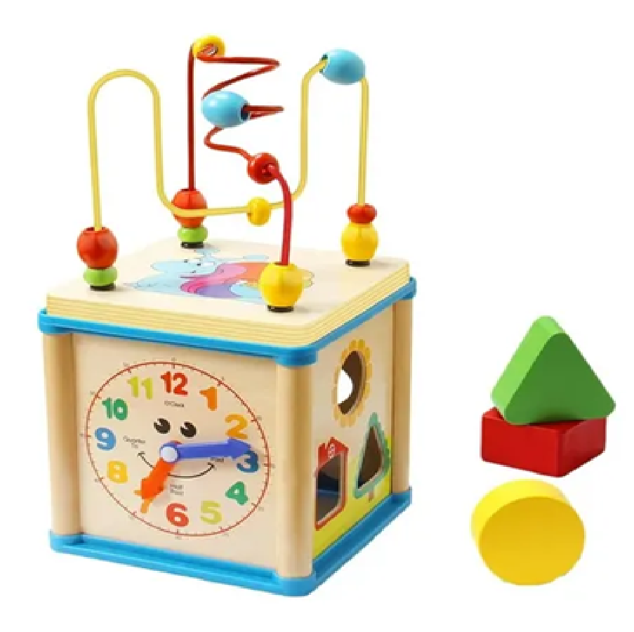 Cubo Infantil Formas Geométricas + Encastrar + Actividades