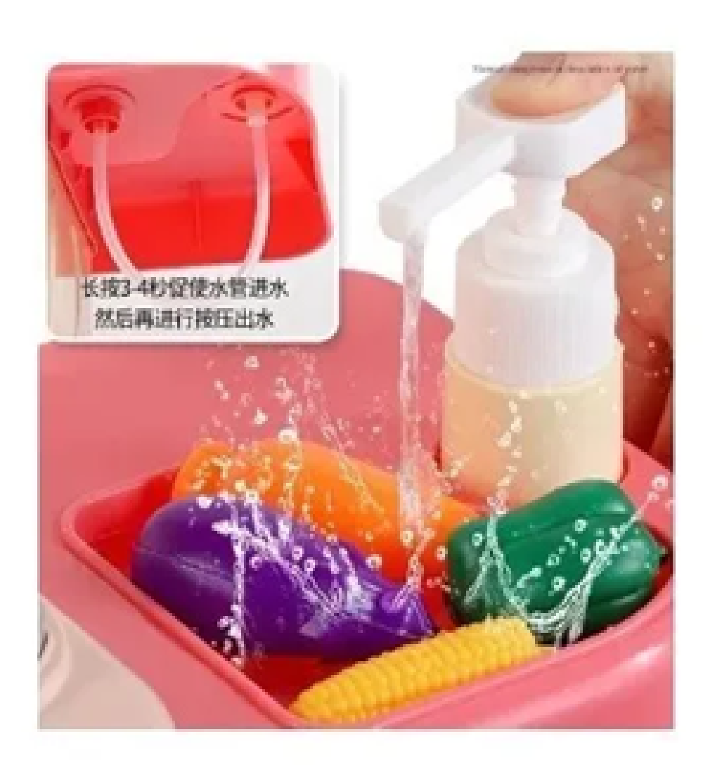 Cocina De Juguete Cocinita Infantil Luz Sonido Y Agua