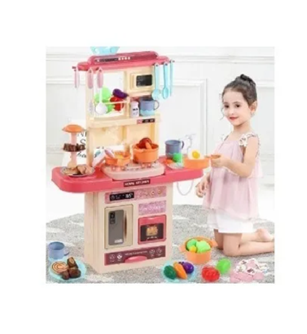 Cocina De Juguete Cocinita Infantil Luz Sonido Y Agua