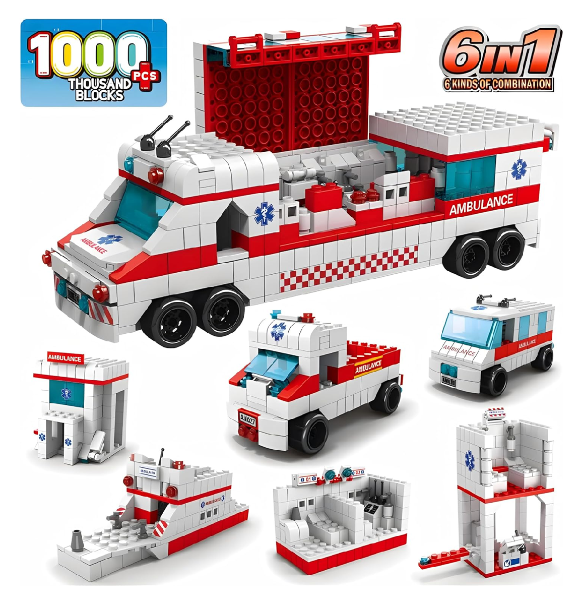 Arma Todo Bloques Para Armar 1000 Piezas