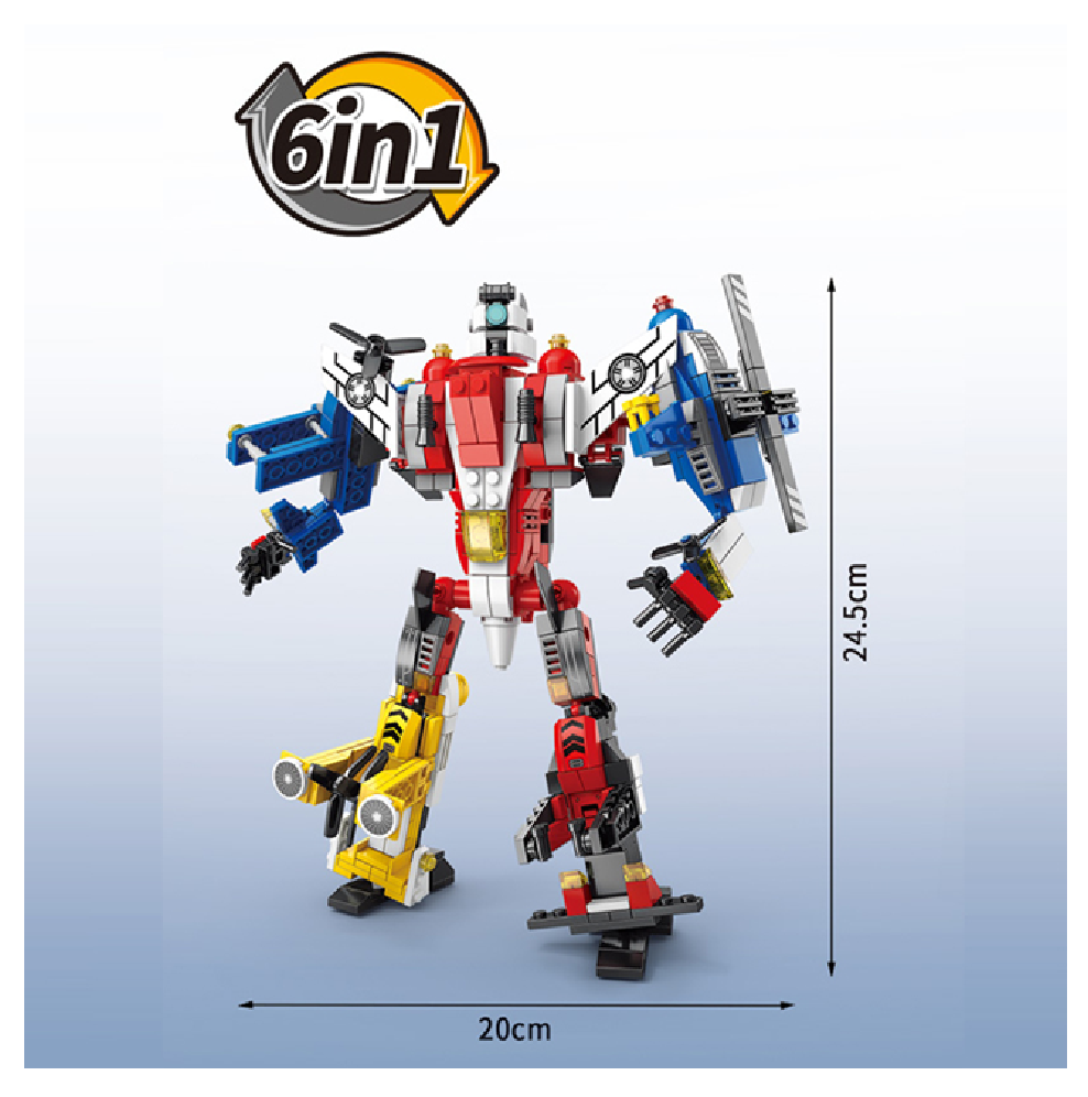 Arma Todo Bloques Para Armar 545 Pcs Robot Transformer