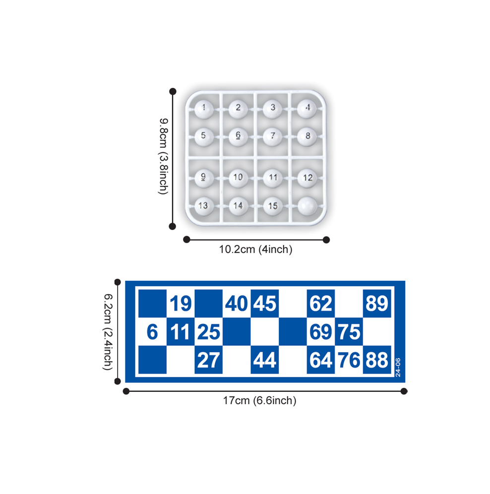 Juego Bingo Balotera 90 Números 24 Cartones
