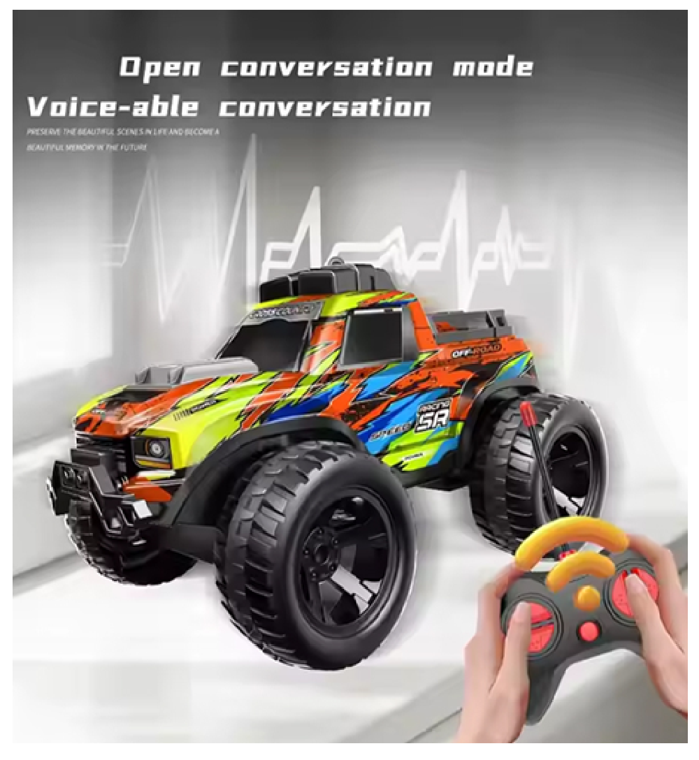 Carro A Control Remoto Todo Terreno Multicolor Con Luces