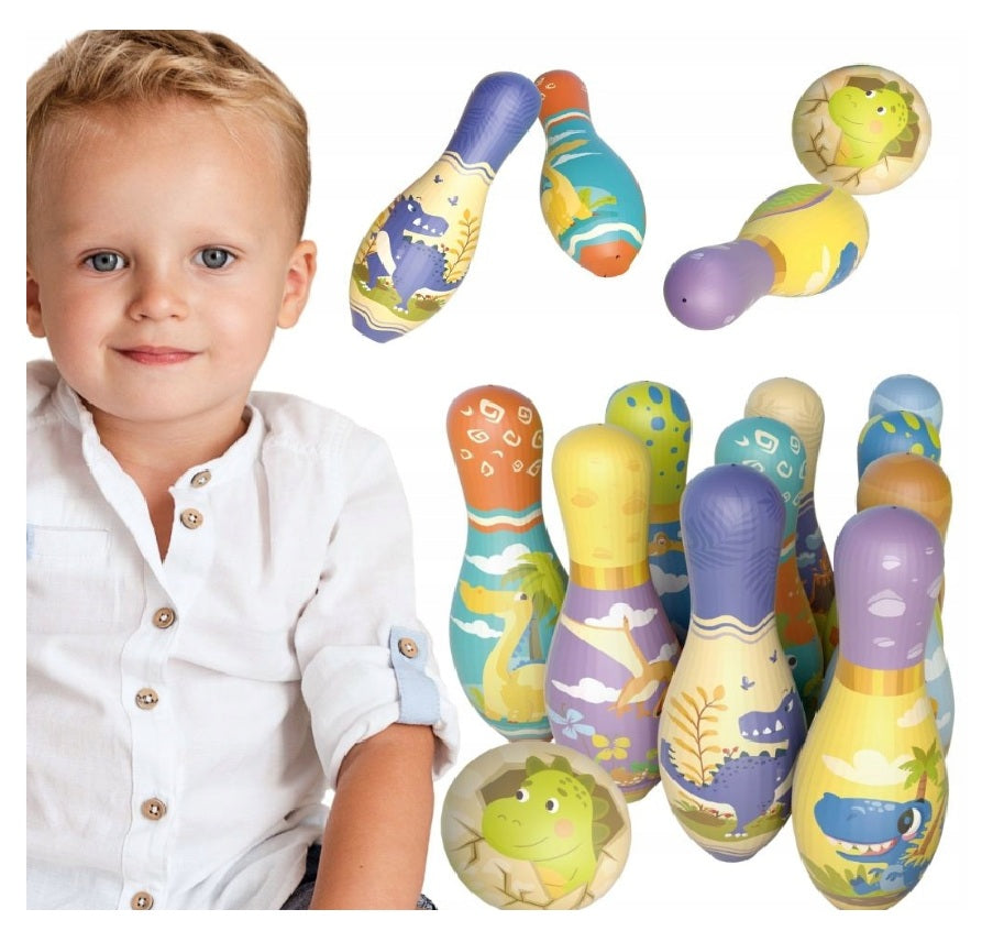 Set Juego De Bolos Interactivo Con Espuma 10 Pinos