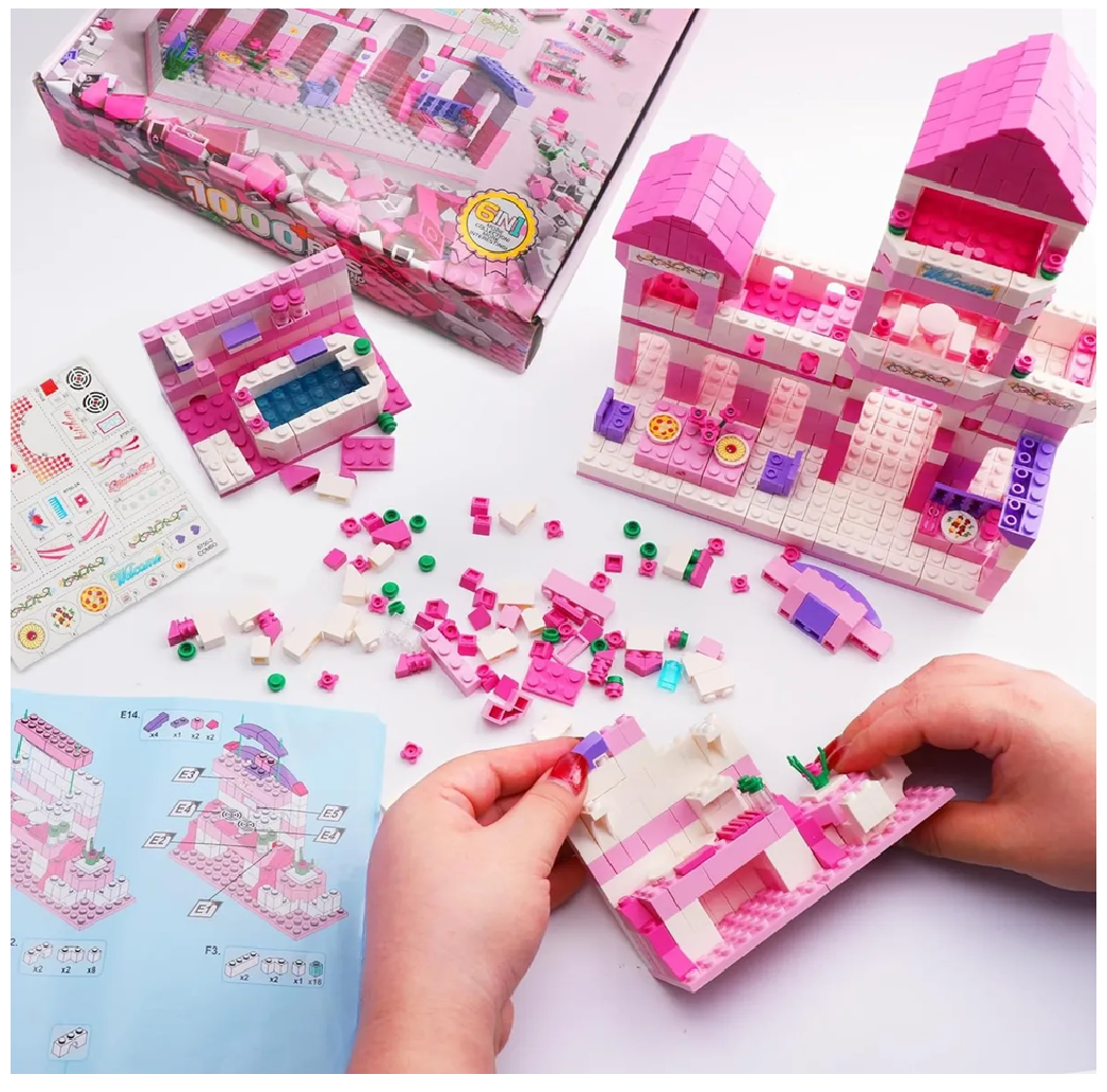 Arma Todo Infantil Casa Rosada 1000 Pcs