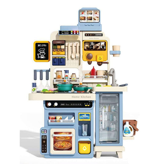 Cocina Infantil 90cm 66 Pcs Luces + Sonidos + Agua +vapor