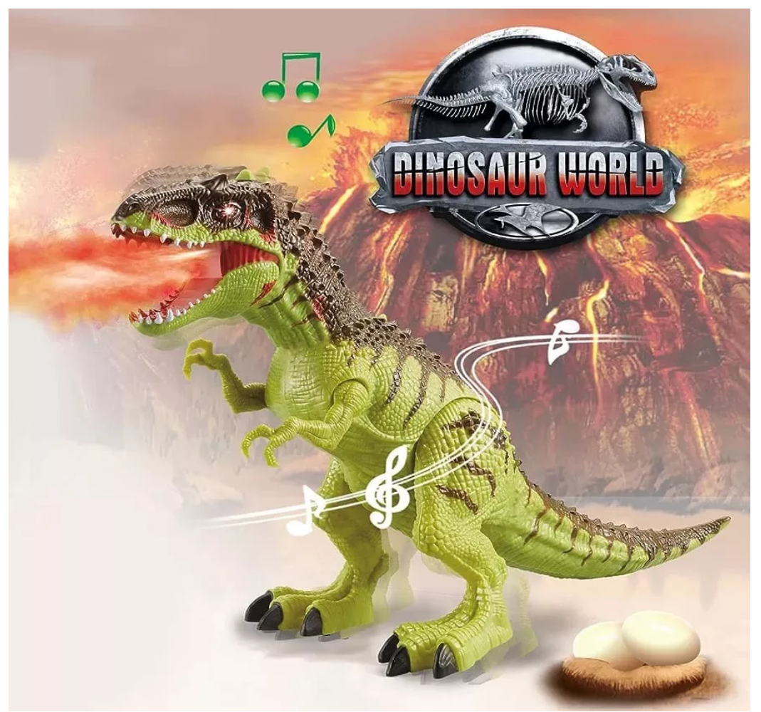 Dinosaurio Infantil Dinosaur World Luz + Sonido + Movimiento