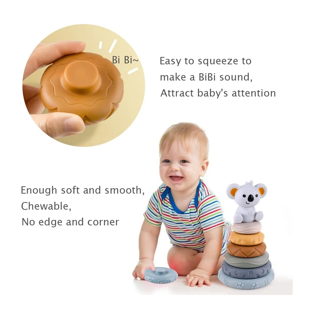 Juguete Infantil Para Bebés Set De Baño En Silicona