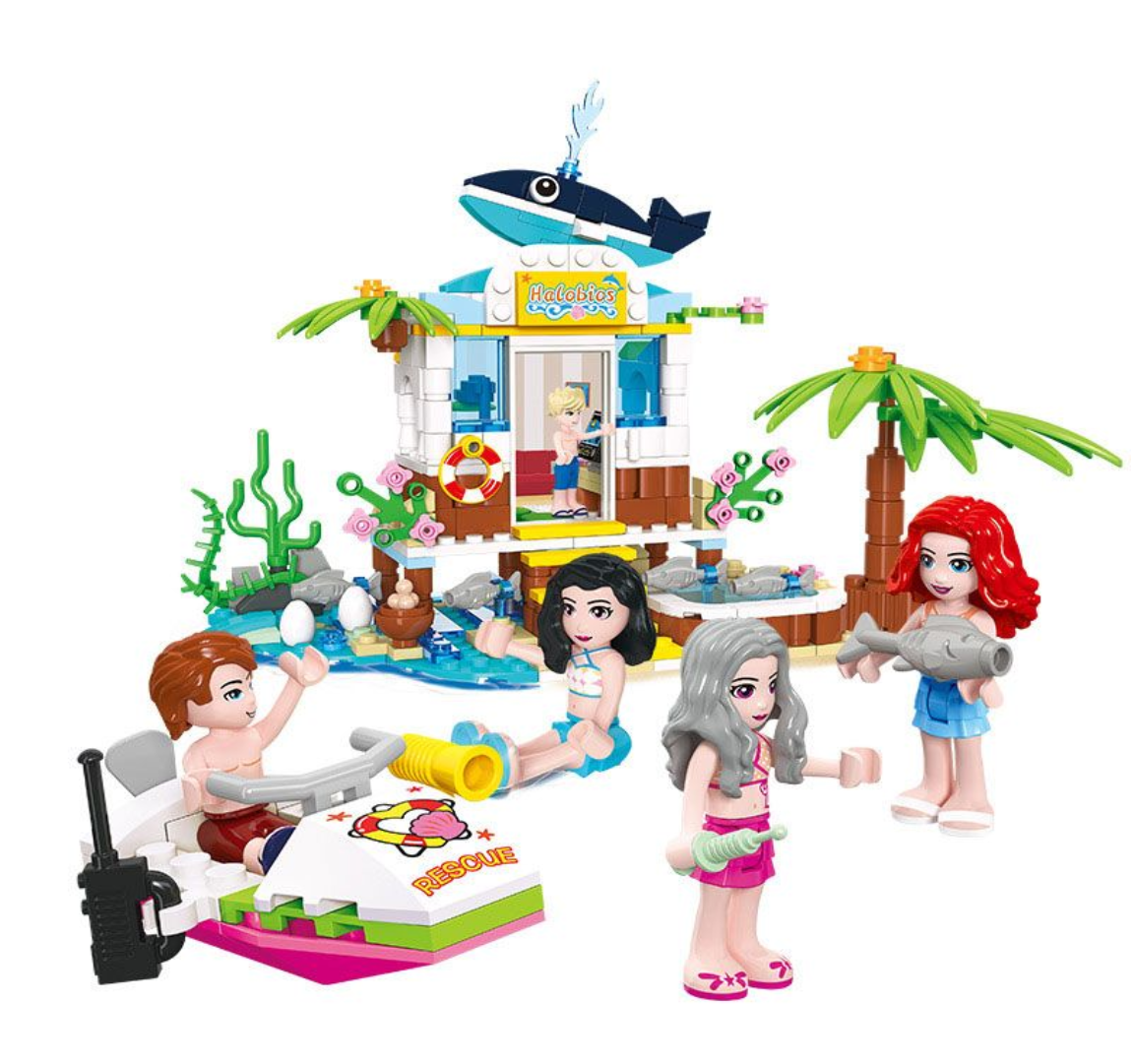 Arma Todo Infantil Fiesta En La Playa 12 En 1 356 Pcs