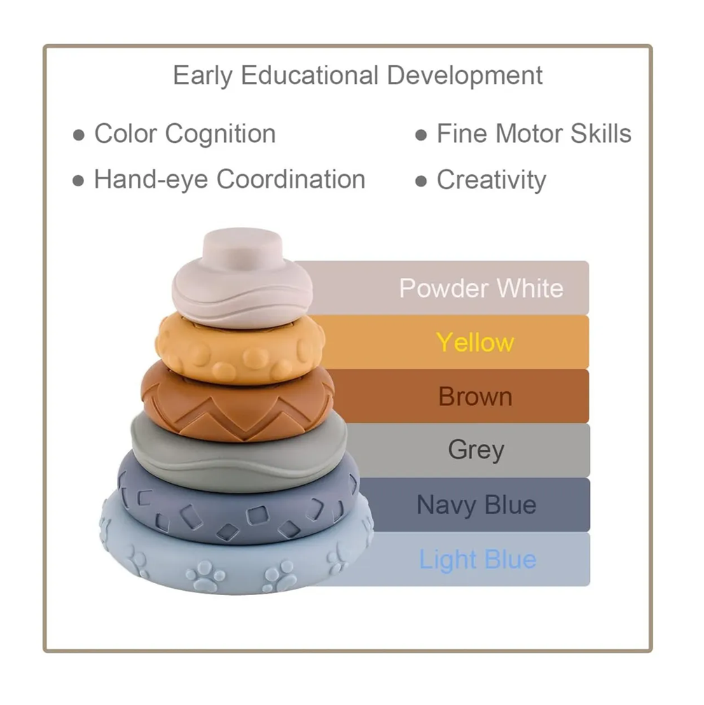 Juguete Infantil Para Bebés Set De Baño En Silicona