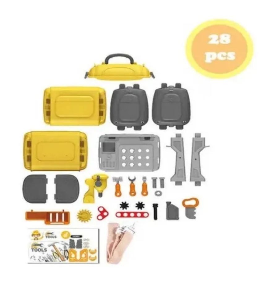 Set De Juego De Herramientas Para Niños 28 Pcs