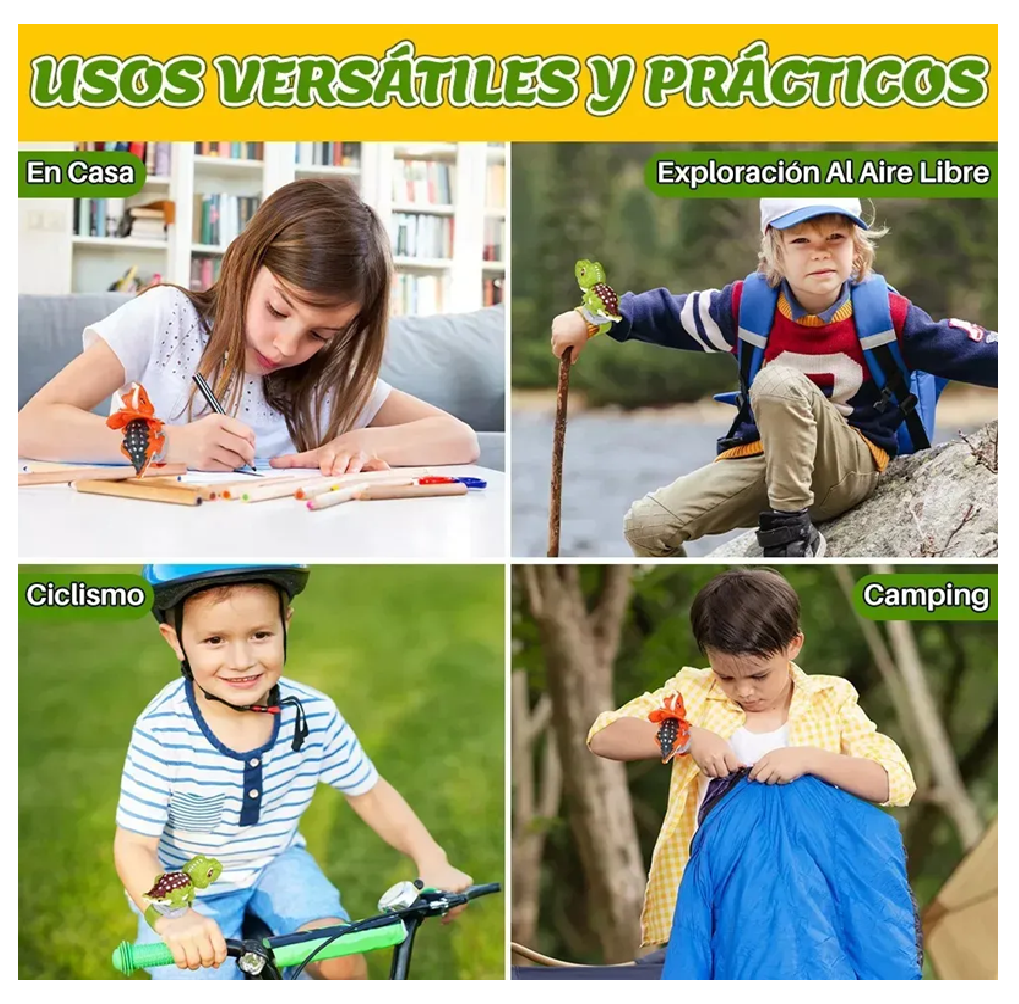 Walkie Talkie Infantil Reloj + Dinos Radio Reloj Recargables