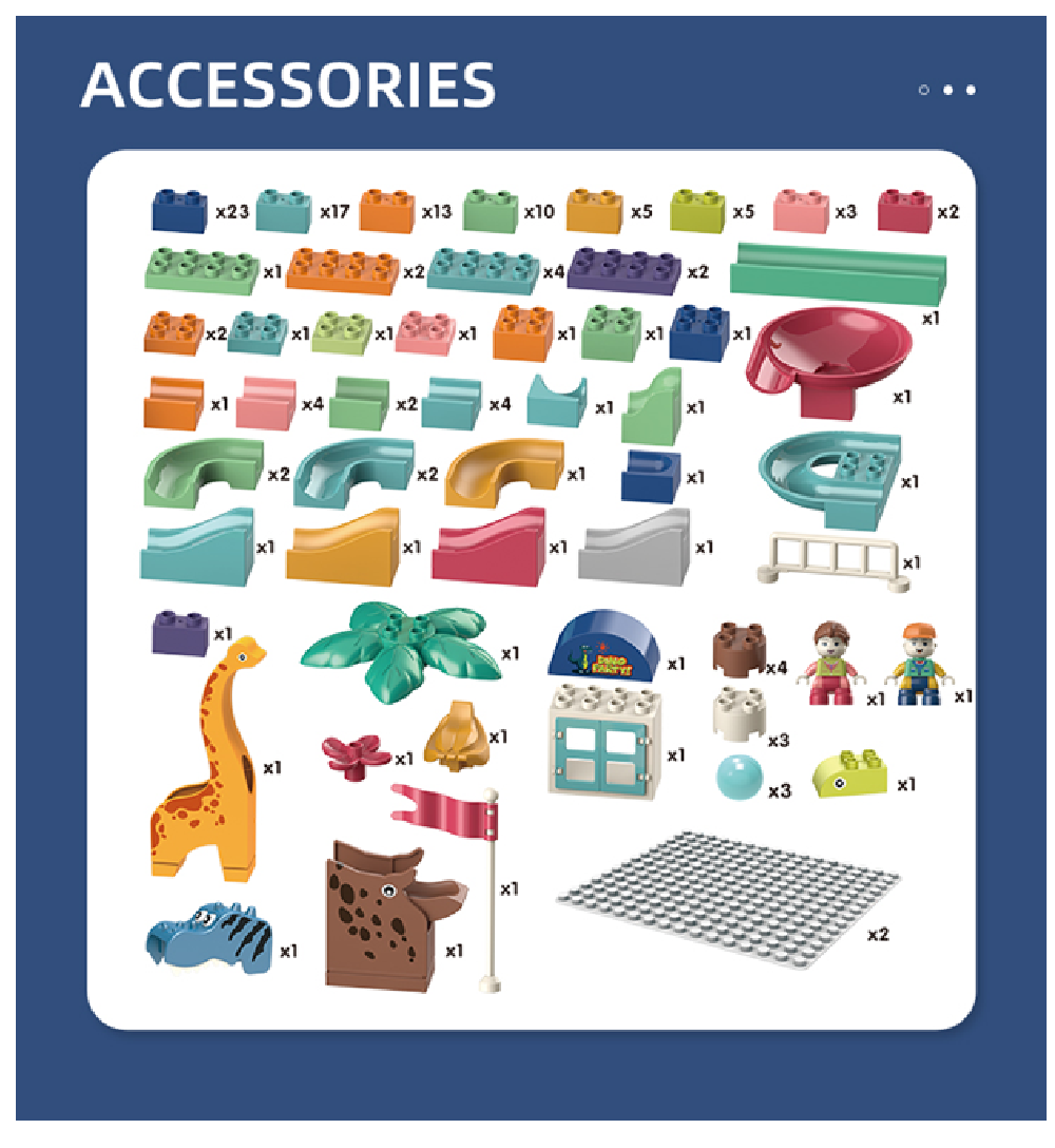 Armatodo Bloques Parque De Dinosaurios 147 Pcs Bloque Grande