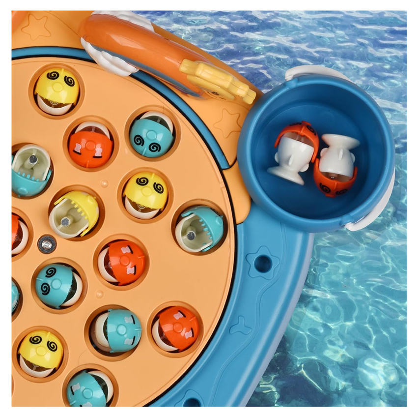 Juego De Pesca Magnético Juguete Giratorio Infantil 21 Pcs