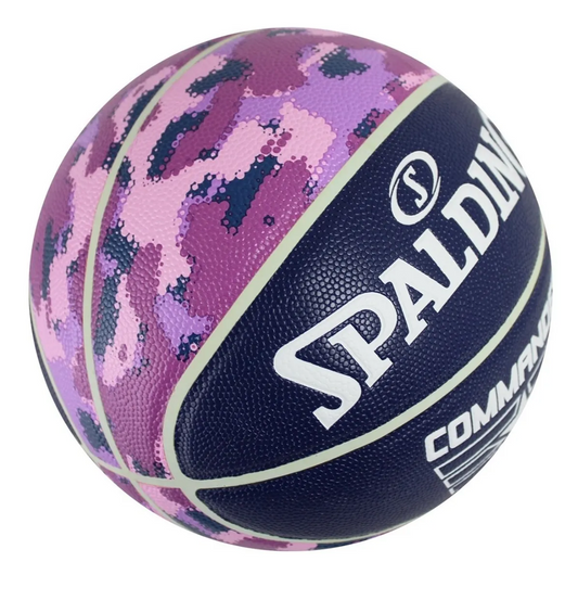 Balón Baloncesto Spalding Commander #6 Camuflado morado