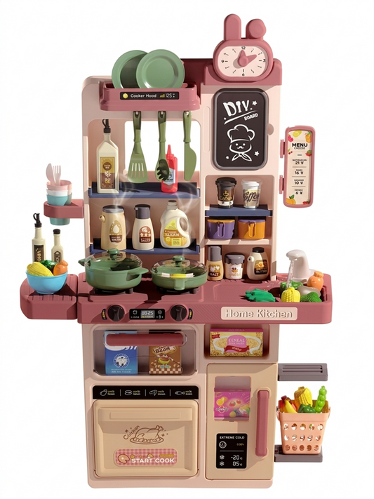 Cocina Infantil 84 Cm 63 Pcs Puzzle Kitchen