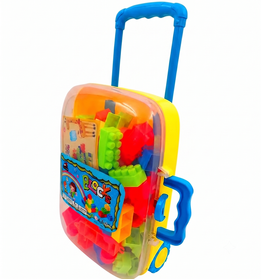 Maleta De Bloques Arma Todo 102 Pcs Bloques Grandes