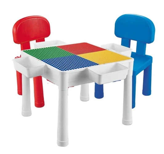 Mesa Didáctica Y Bloques Encajables 2 En 1 Blocks Desk