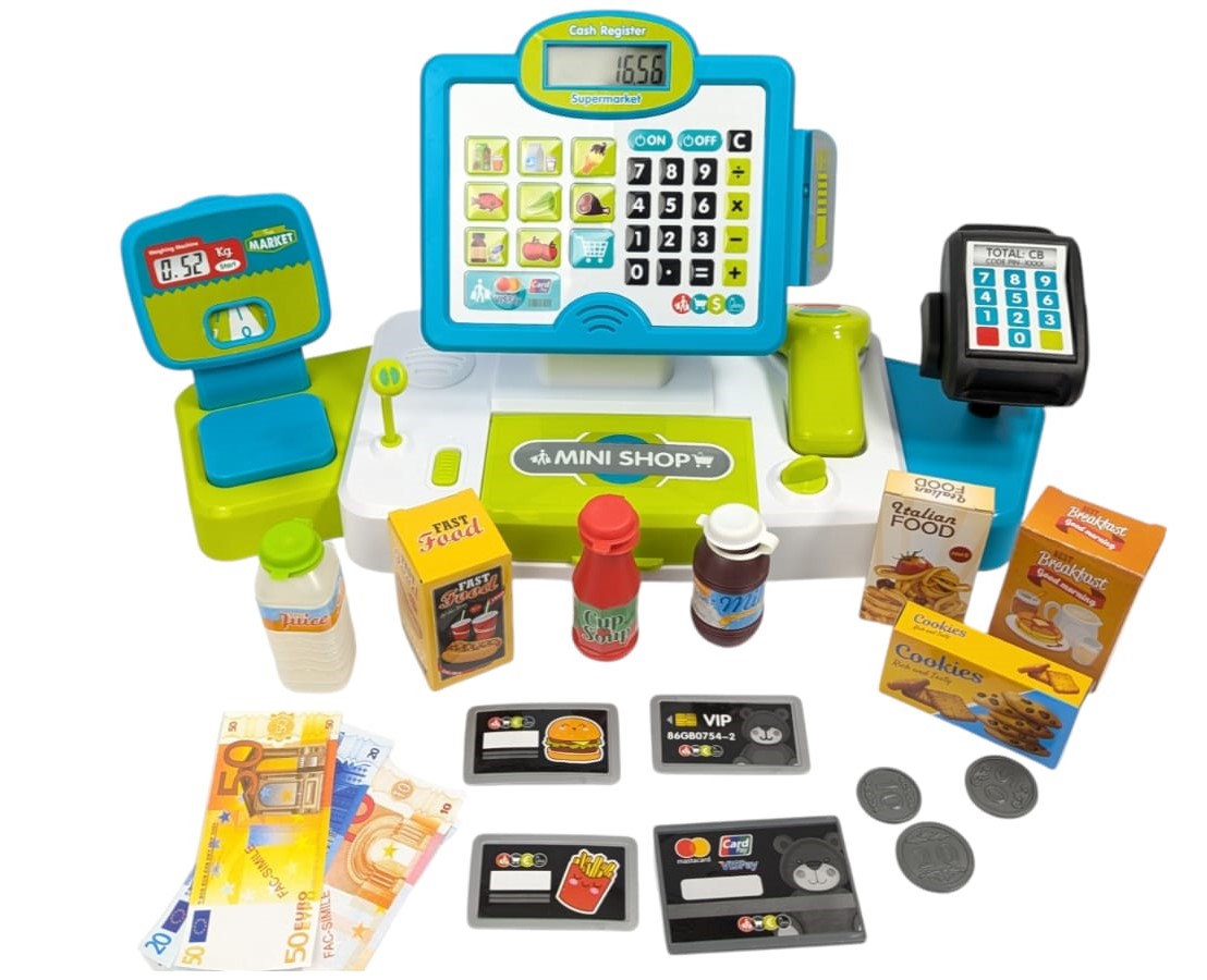 Caja Registradora Infantil Con Accesorios
