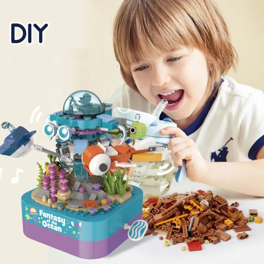 Arma Todo Caja Musical Submarino Marítimo 515 Pcs