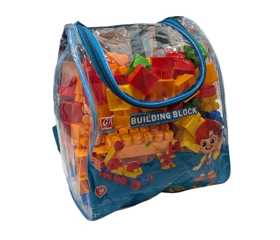 Arma Todo Bloques 116 Pcs En Maleta Infantil Bloque Mediano