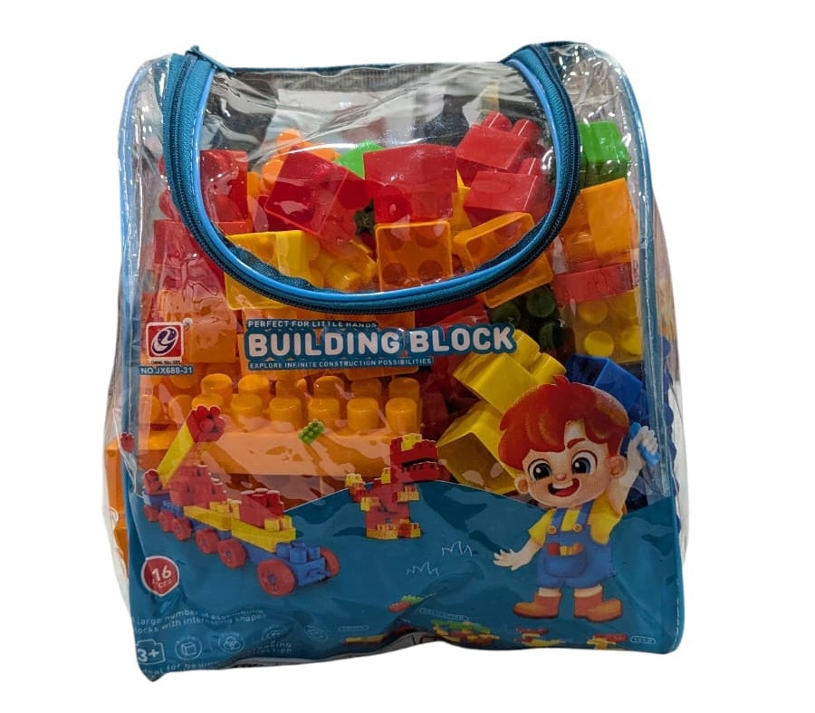 Arma Todo Bloques 116 Pcs En Maleta Infantil Bloque Mediano