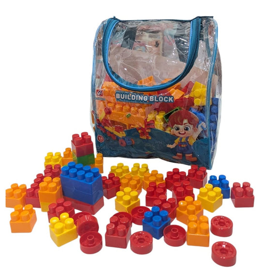 Arma Todo Bloques 116 Pcs En Maleta Infantil Bloque Mediano