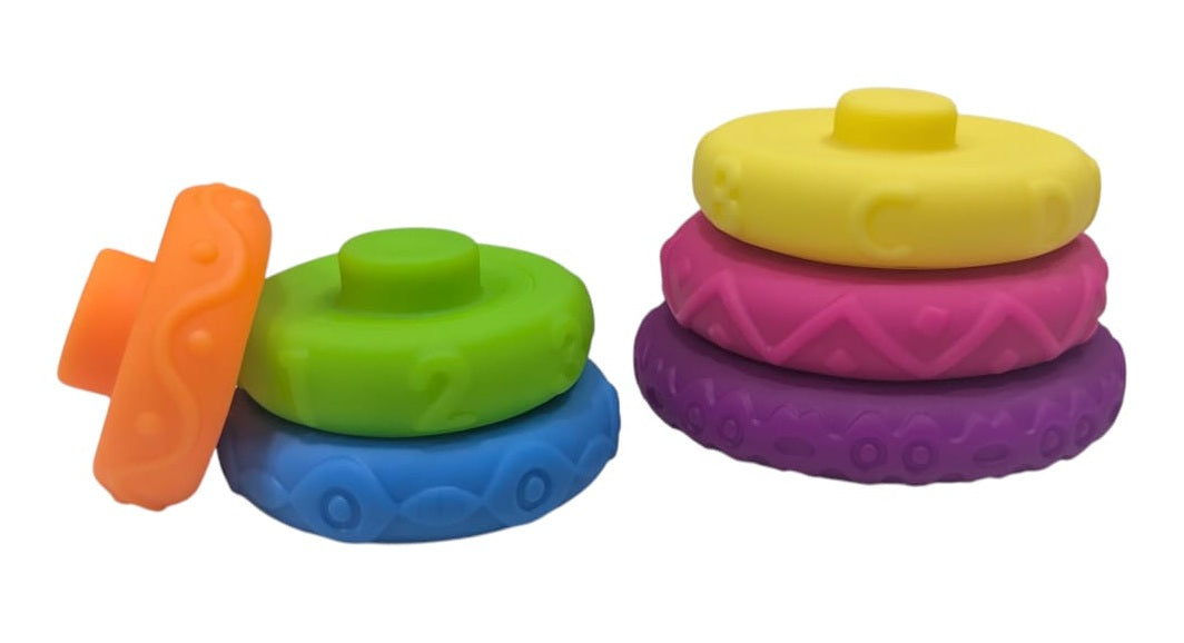 Juguete Infantil Para Bebés Set De Baño En Silicona 15 Pcs