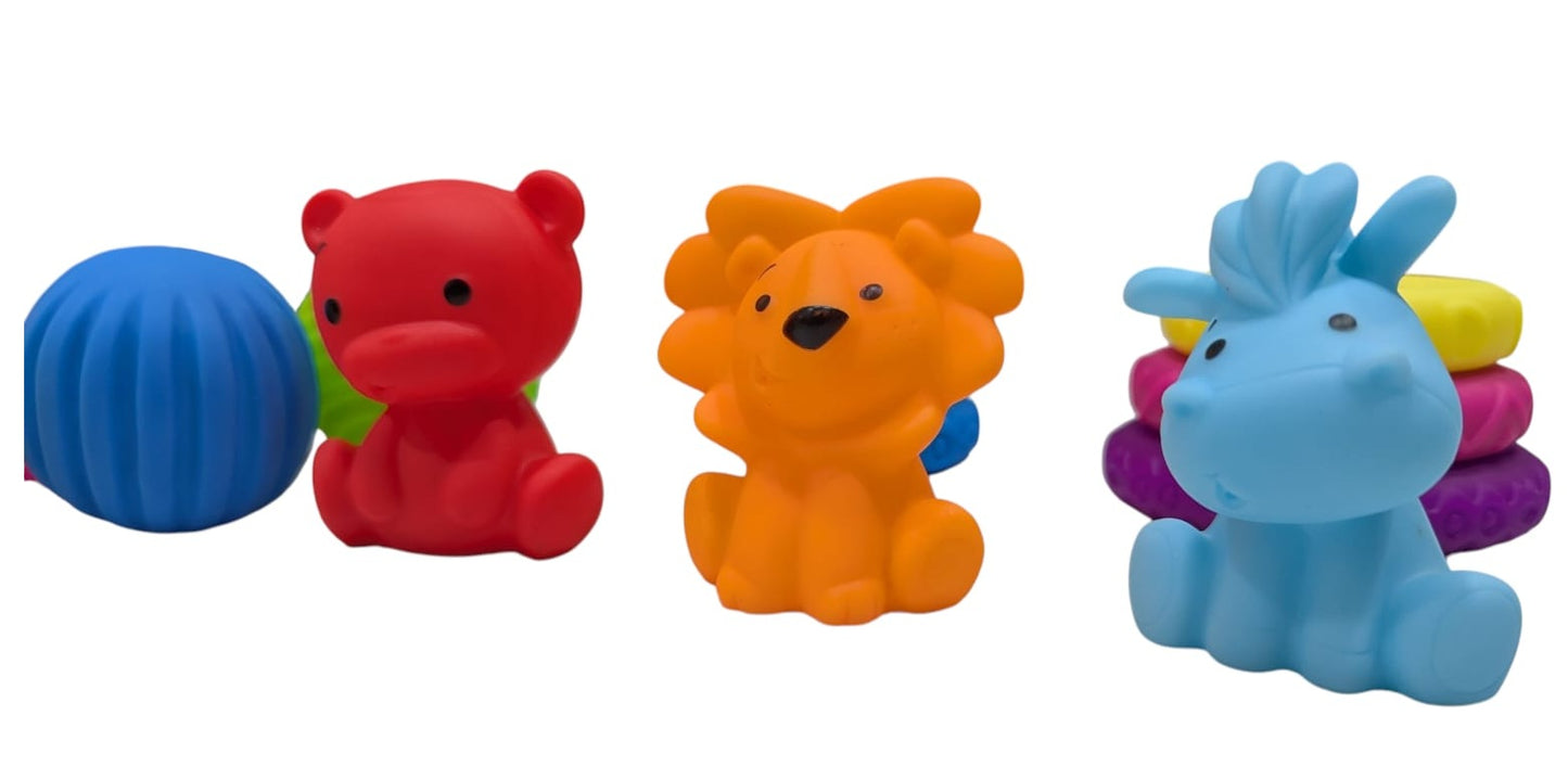 Juguete Infantil Para Bebés Set De Baño En Silicona 15 Pcs