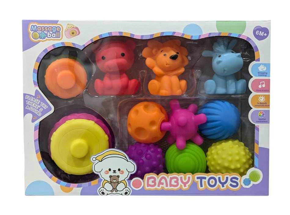 Juguete Infantil Para Bebés Set De Baño En Silicona 15 Pcs