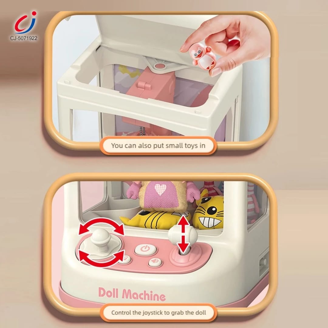 Máquina Infantil De Garra Sacar Juegos + Dulces + Decoración