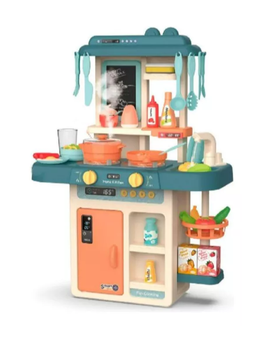 Cocina Infantil Con Función De Agua + Luces + Sonido + Vapor