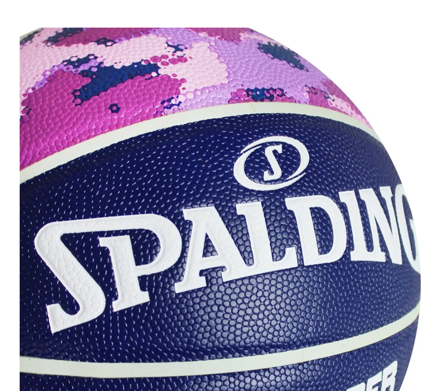 Balón Baloncesto Spalding Commander #6 Camuflado morado