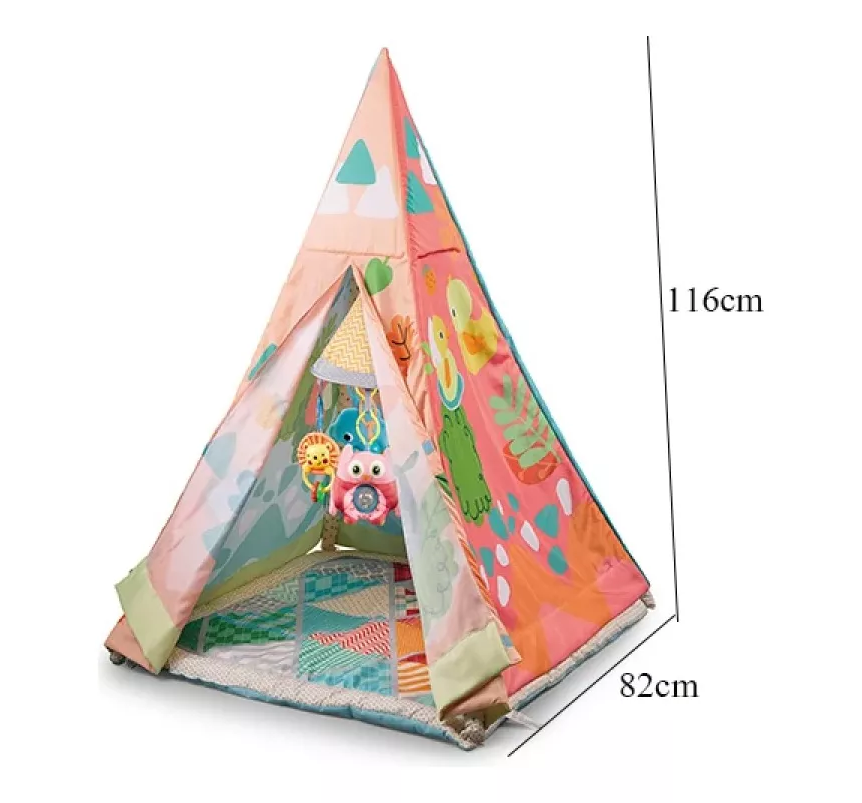 Carpa Castillo Plegable Infantil Con Gimnasio