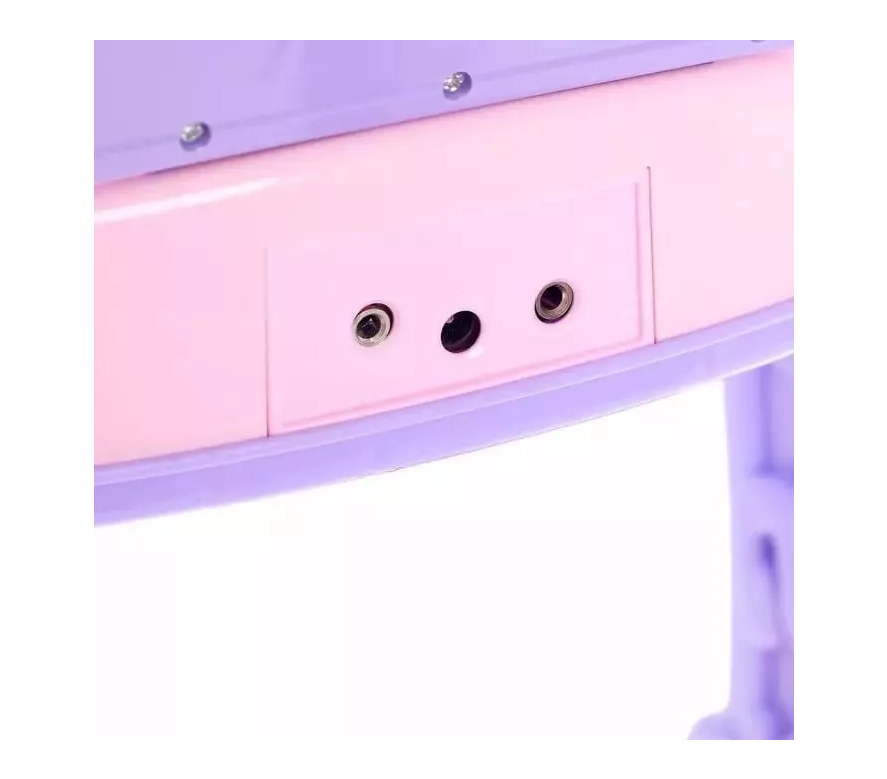 Piano Infantil Rosado Con Micrófono Mp3 Usb
