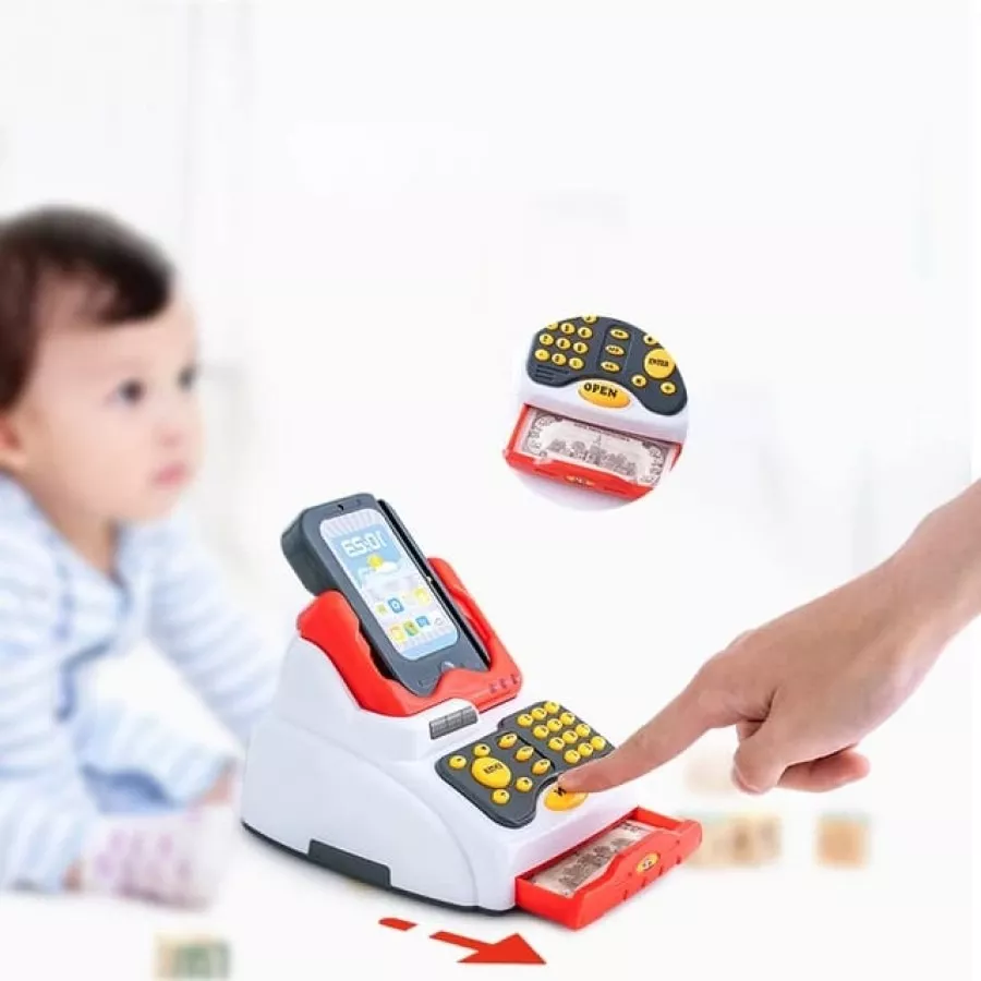 Máquina Registradora Infantil De Supermercado 33 Pcs