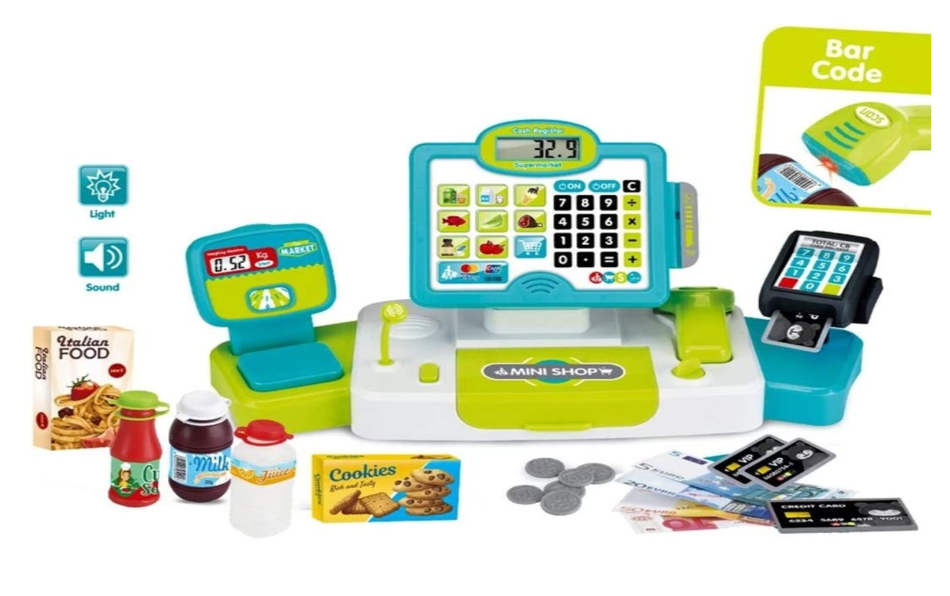 Caja Registradora Infantil Con Accesorios