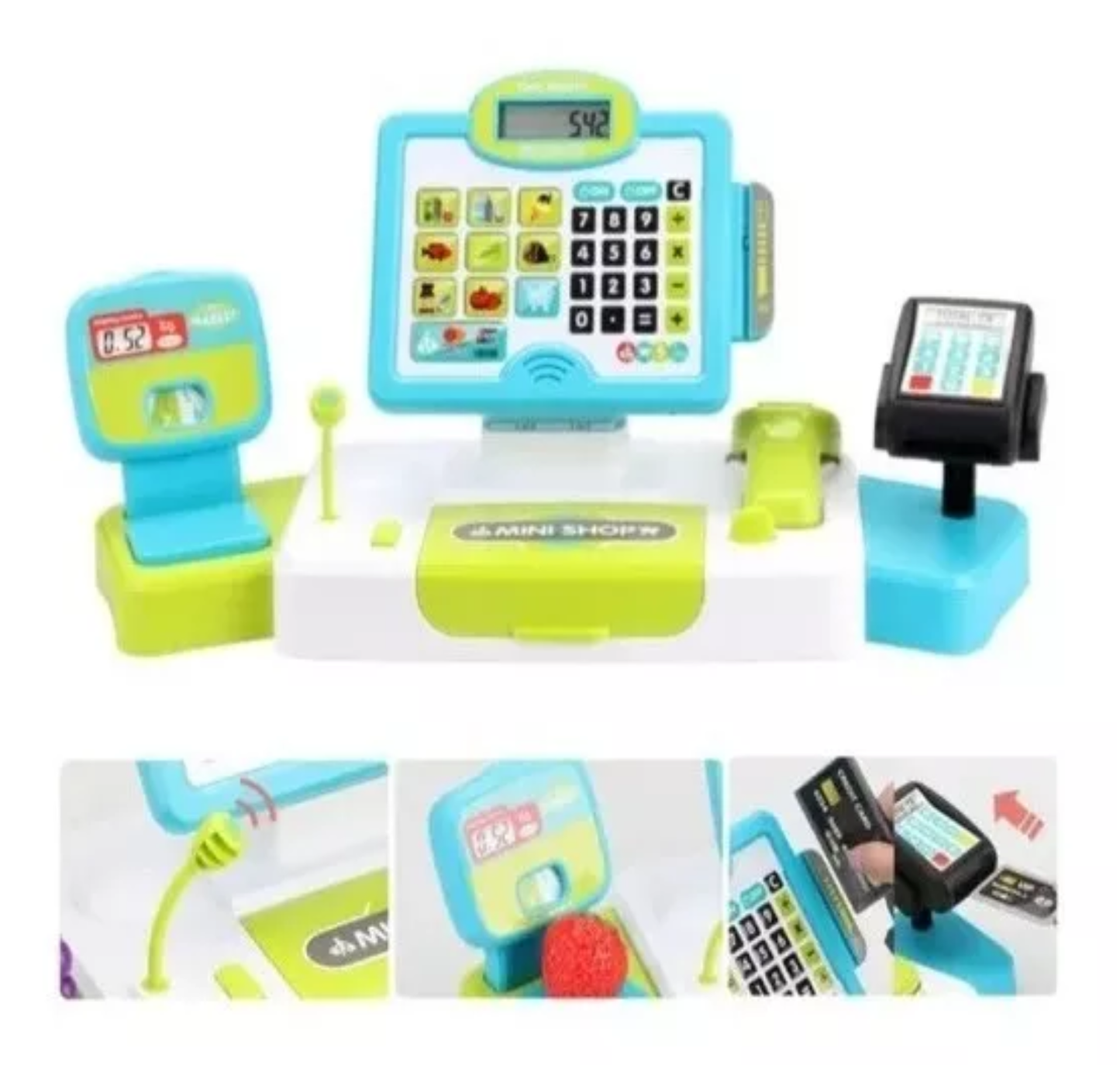 Caja Registradora Infantil Con Accesorios